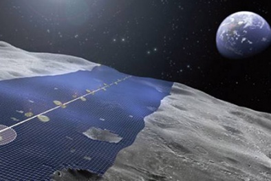 Xây vành đai pin mặt trời trên mặt trăng